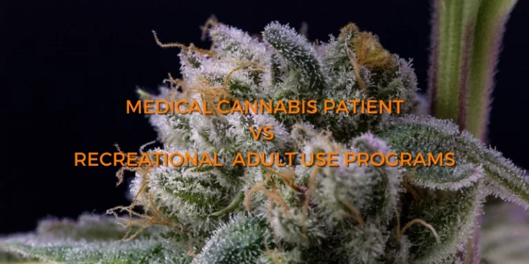 Medical Cannabis VS Recreational Adult Use Programs