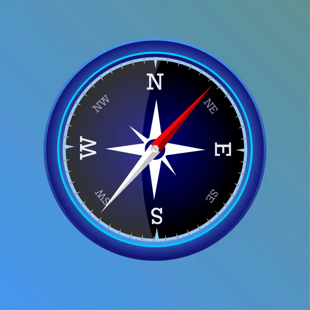 Blue-compass