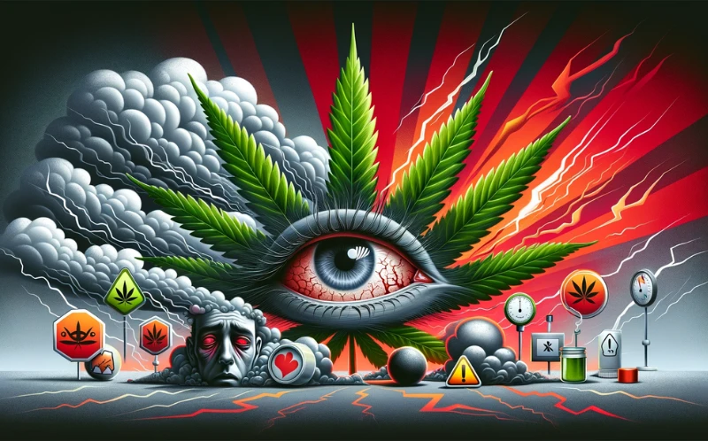 Eye with Weed